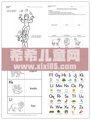 美国学龄前儿童作业纸1.jpg 美国学龄前儿童作业纸1.jpg