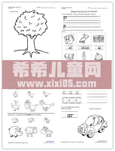 美国学龄前儿童作业纸2.jpg 美国学龄前儿童作业纸2.jpg