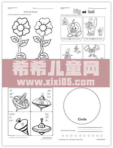 美国学龄前儿童作业纸5.jpg 美国学龄前儿童作业纸5.jpg