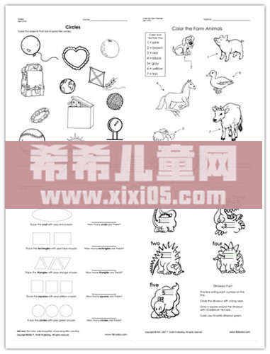 美国学龄前儿童作业纸3.jpg 美国学龄前儿童作业纸3.jpg
